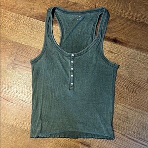 Aerie Olive Green Tank Top